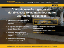 Tablet Screenshot of concreteresurfacingproducts.com